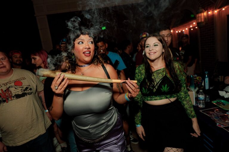 Friends at a Trap Culture event