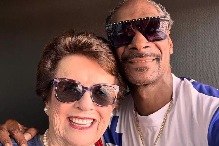 grandpa snoop dogg olympics with billie jean king